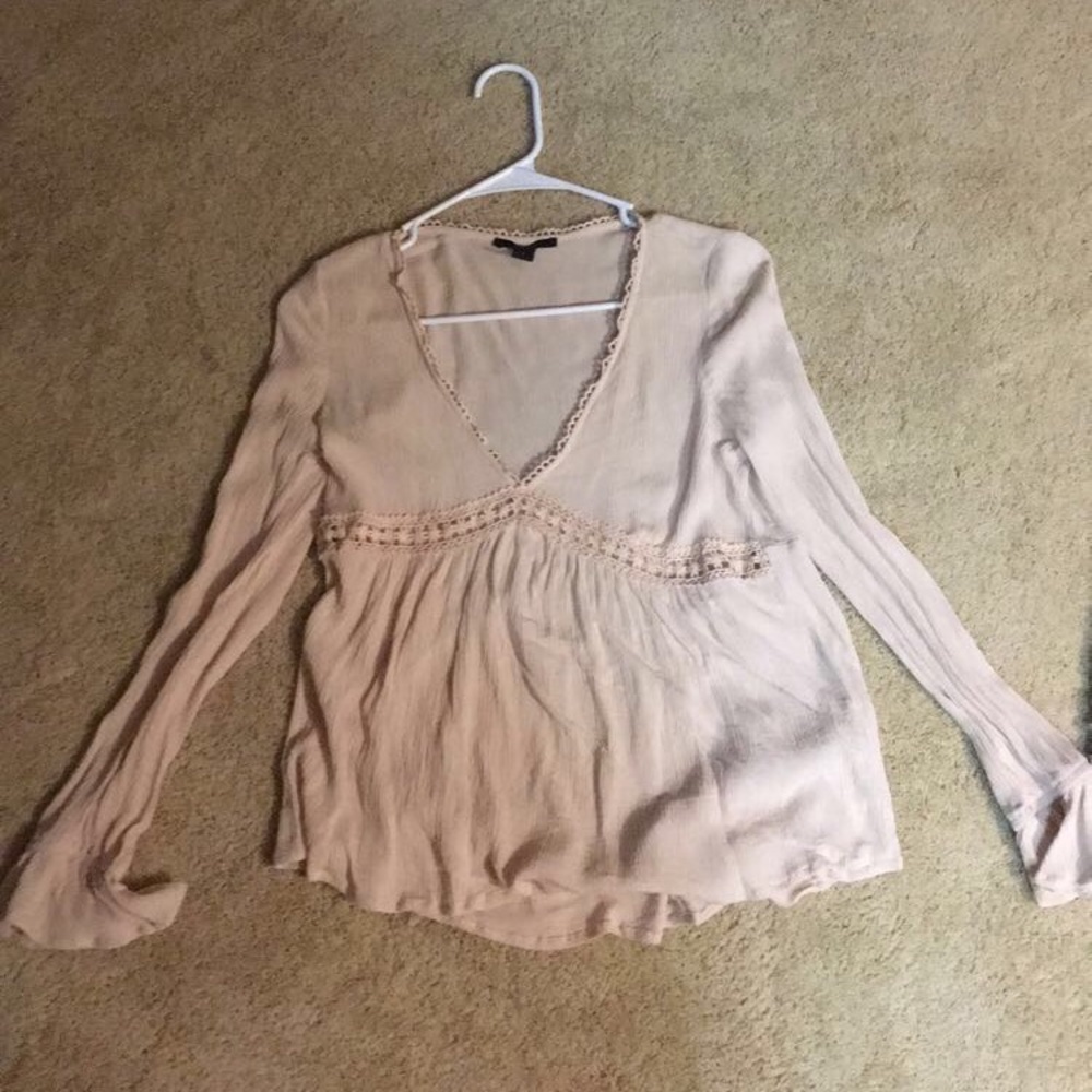 Forever 21 Creme Top